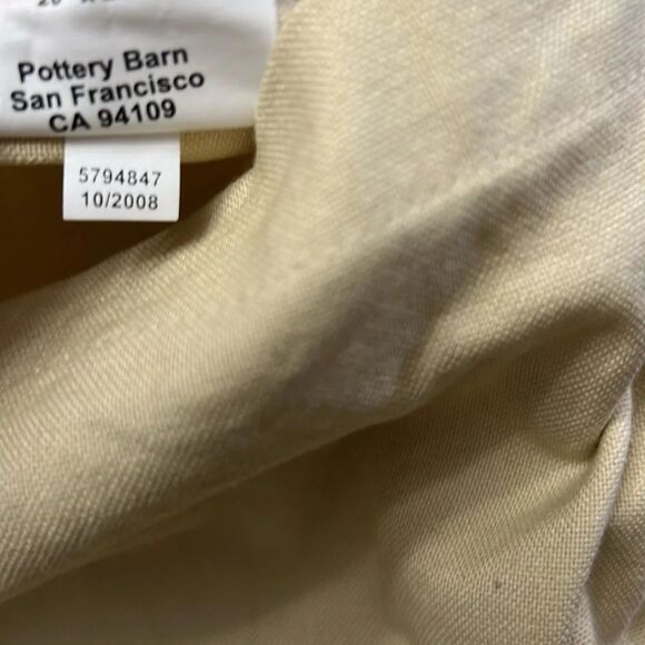 Pottery Barn Brown and Cream Pillow Cover 20 x 20 - Picture 13 of 13